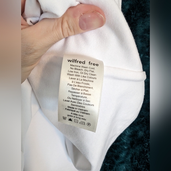 Wilfred Free Tiny Dress White🤍 Size M - Picture 12 of 13